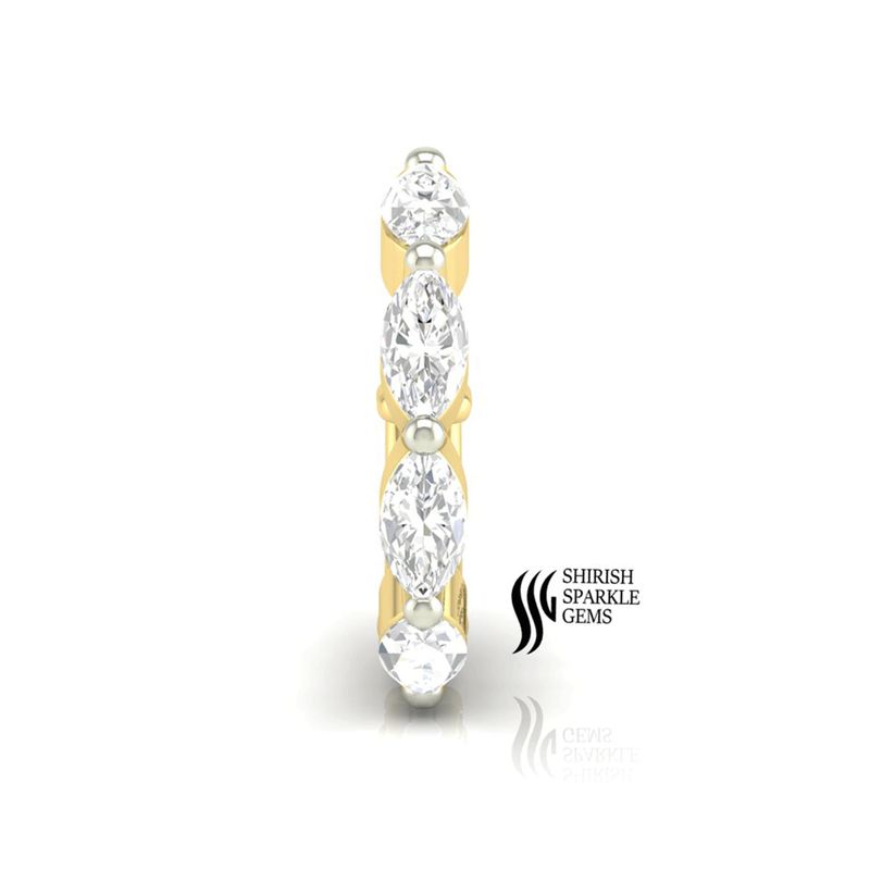 Marquise Diamond Cartilage & Septum Dainty Nose Ring