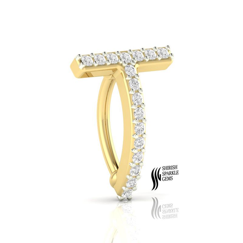 Diamond Belly Ring, Navel Piercing Jewelry, Diamond Belly Button Ring, Minimalist Gold Belly Bar, Luxury Body Jewelry