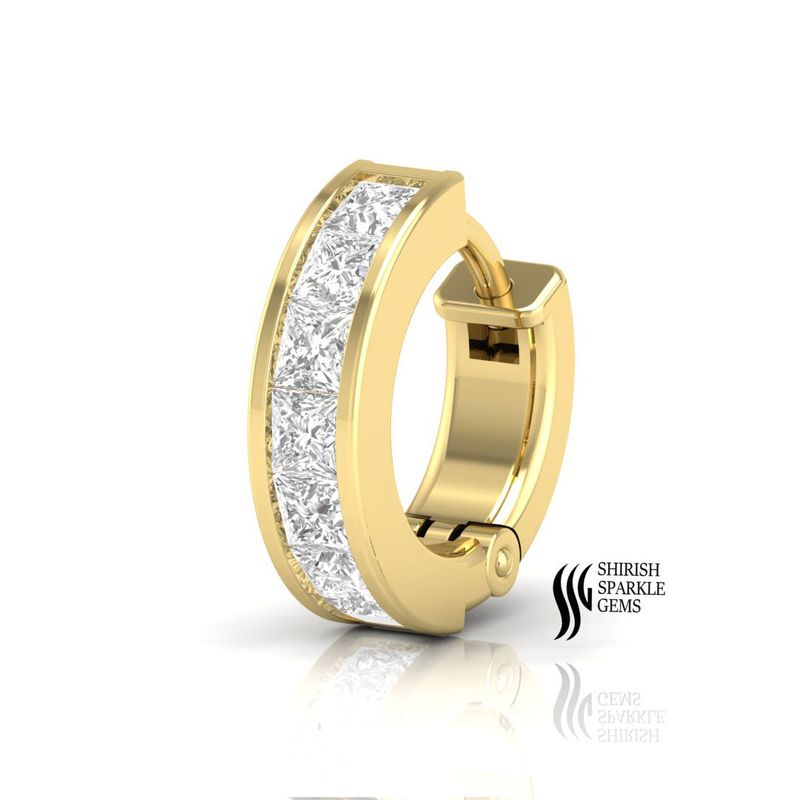 Timeless Elegance Sparkle Diamond Huggee Nose Ring